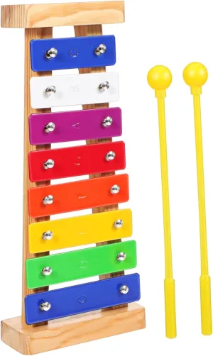 BESPORTBLE 1 Set Colorful Xylophone for Preschool Musical Instrument with Mallets Develops Rhythm Coordination Skills Durable Percussion