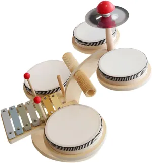 BESPORTBLE 1 Set Educational Drum Set for Musical Instrument Creative Rhythm Playset for Early Learning and Fun