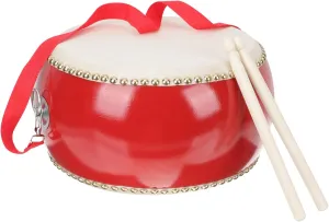 BESPORTBLE 1 Set Wooden Drum for Early Educational Waist Drum with Drumsticks for Music Development Fun Playtime Activities