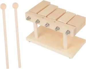 BESPORTBLE 1 Set Wooden Percussion Instrument Trumpet for Tone Music Plaything Natural Maple Color for Parties and Outdoor Activities Easy to Clean and Store