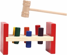 BESPORTBLE 1 Set Wooden Hammering Beating Mole Plaything for Early Education Lightweight and Portable Whack for Home Park School Develops Intelligence and Motor Skills