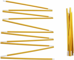 BESPORTBLE 2pcs Telescoping Tent Poles Support for Tarps and Outdoor Camping Gear Lightweight Stable and Easy to Use