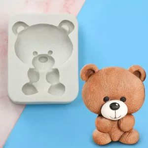 Big Head Teddy Bear - Silicone Mold