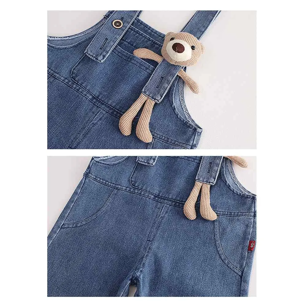 Black tee , Long Teddy toy Dungary Style 2 pc clothing set for Toddlers and Kids