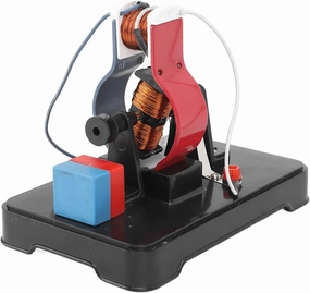 BORDSTRACT Electric Motor Model, DC/AC Circuit electromagnetic Motor Experiment Demonstration Model, can be Used for Physics and Mechanical Learning