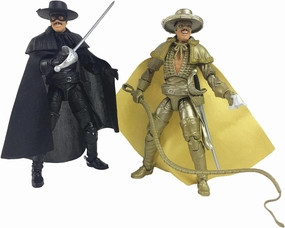 Boss Fight Studio Hero H.A.C.K.S. Zorro, The Gay Blade Collector’s Edition Hero Action Figures – Highly Articulated Collectible Figurines Each Including, Hat, Cape, Sword, Whip, and Stand – 1:18