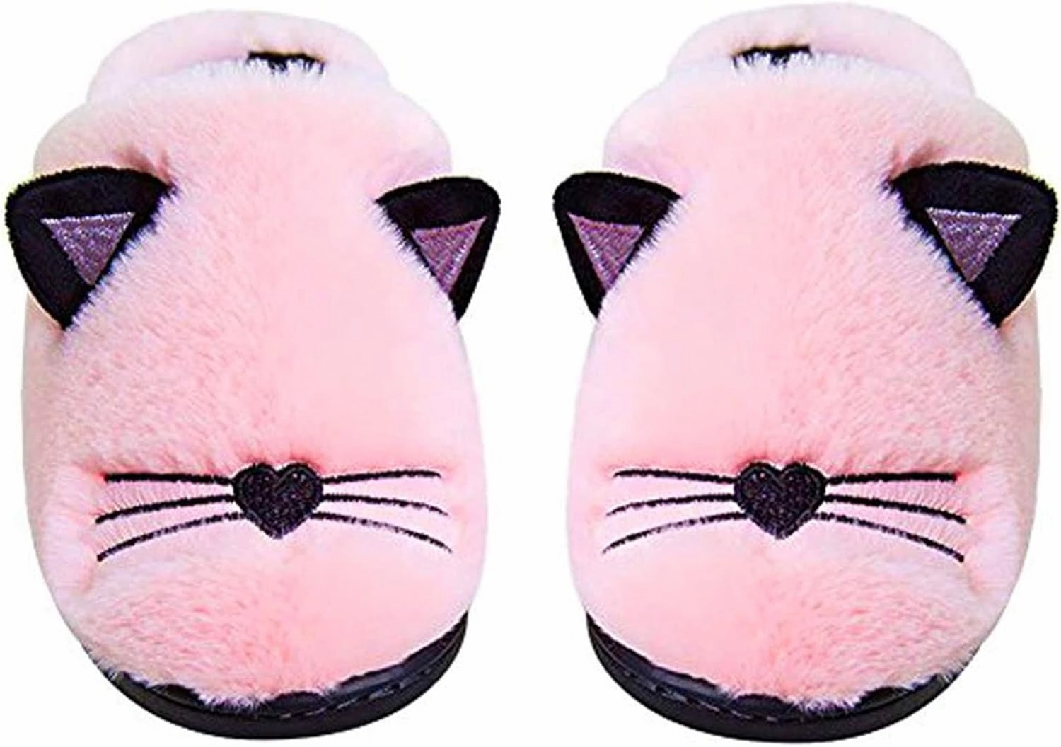 Boys Girls Warm Slippers Kids Family Cute Cat Household Anti-Slip Indoor Home Slippers