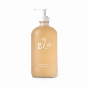 Branch Basics Gel Hand Soap – 16oz Bottle | Plant & Mineral-Based Formula with Aloe, Chamomile & Meadowfoam Oil | Nourishing, Fragrance-Free & Gentle on Sensitive Skin