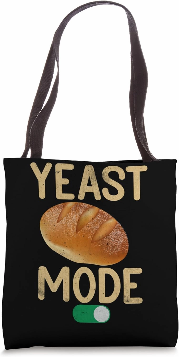 Bread Baking Yeast Mode Sourdough Starter Jar Delicious Cake Tote Bag