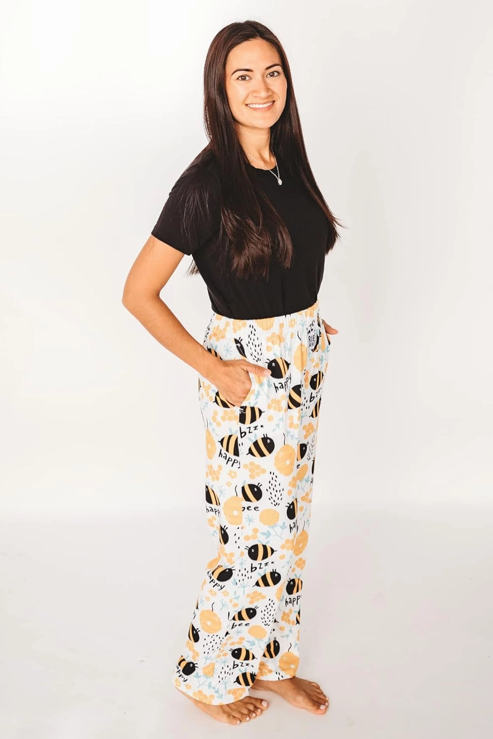 BRIEF INSANITY Lounge Pajama Pants - Comfy Lightweight Unisex Bottoms with Pockets - Soft Luxury Loungewear for Men & Women