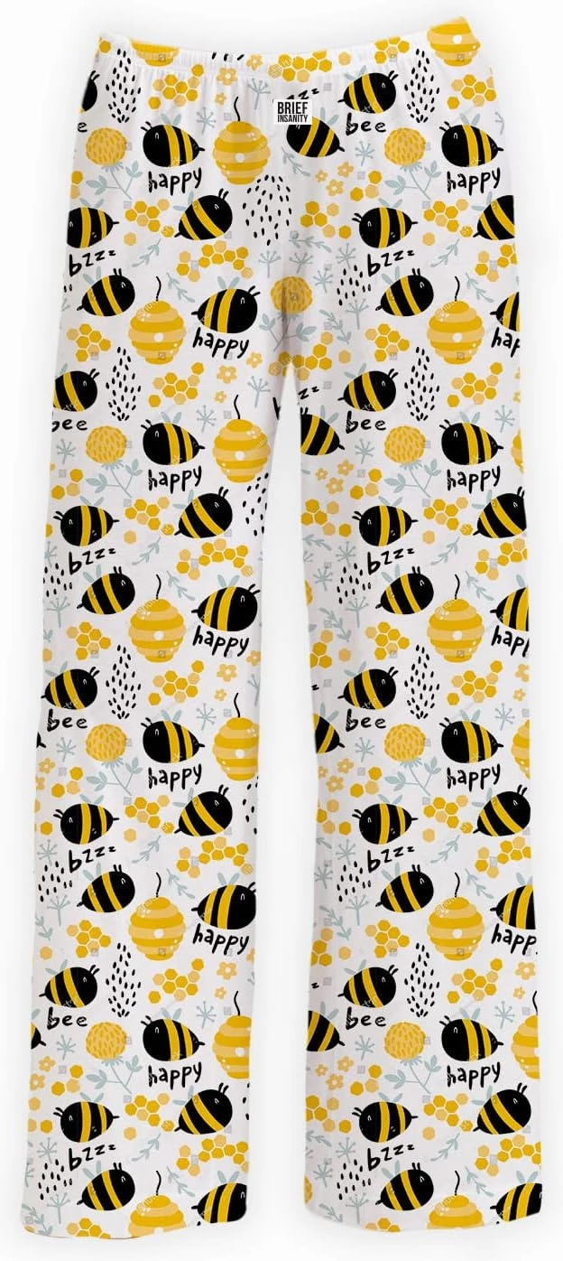 BRIEF INSANITY Lounge Pajama Pants - Comfy Lightweight Unisex Bottoms with Pockets - Soft Luxury Loungewear for Men & Women