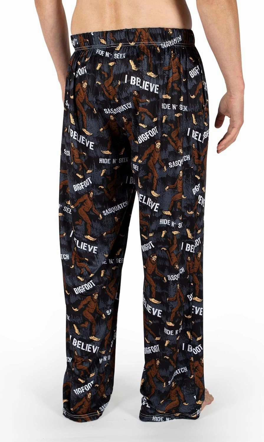 BRIEF INSANITY Lounge Pajama Pants for Men and Women | Outdoors & Camping Print Bottoms - Comfy, Ultra Soft, Loungewear