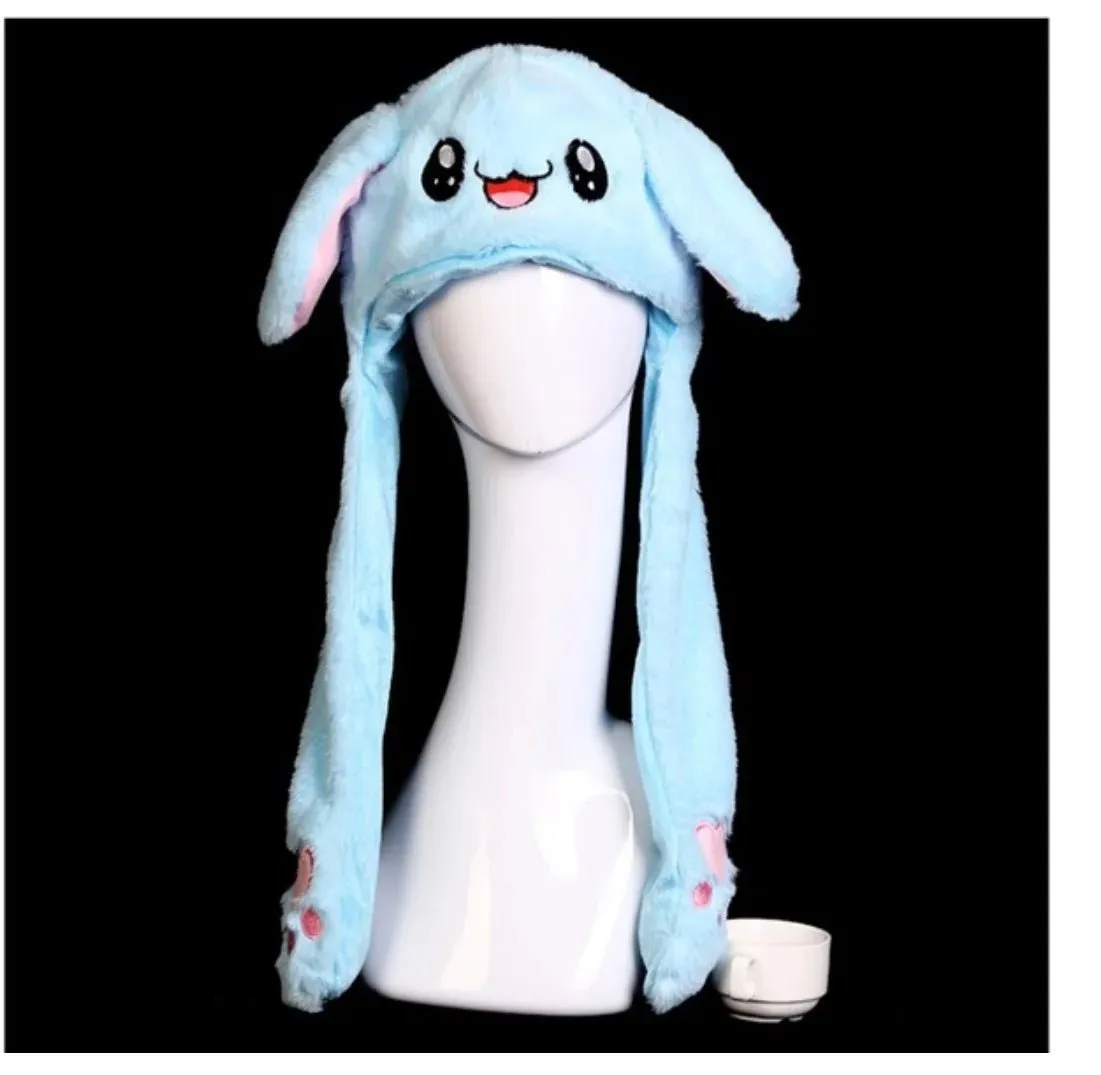 Bunny Ears Plush Beanie Cap