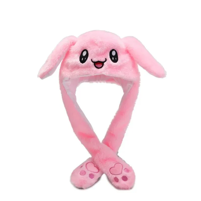 Bunny Ears Plush Beanie Cap