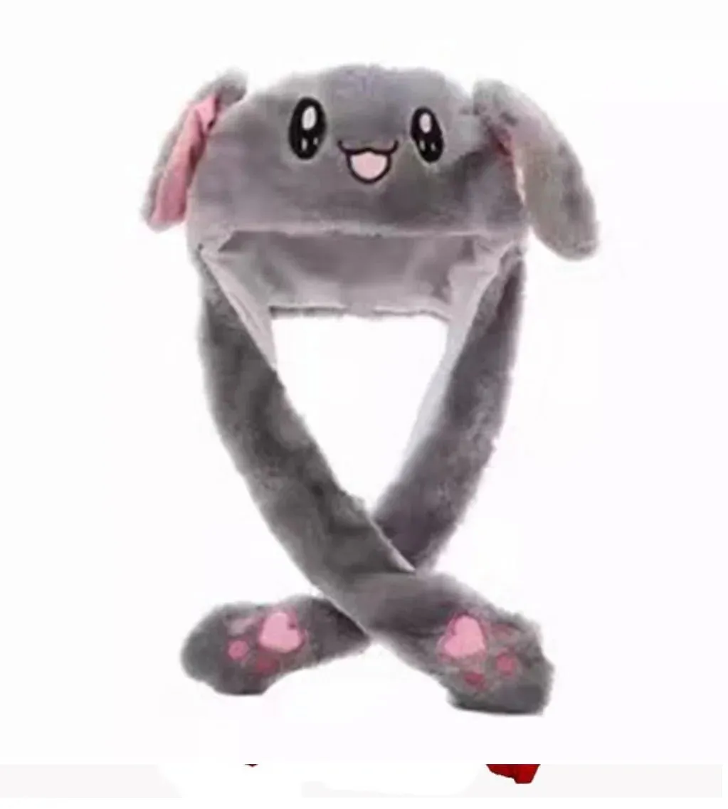 Bunny Ears Plush Beanie Cap
