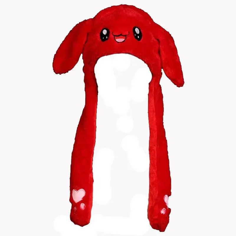 Bunny Ears Plush Beanie Cap