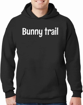 Bunny Trail - New Adult Men's Hoodie Sweatshirt CP05 Black