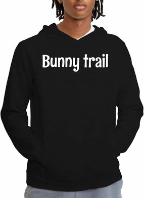 Bunny Trail - Soft Men's Pullover Hoodie Sweatshirt CP05 Black