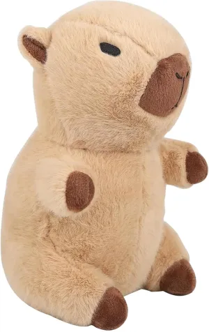 Capybara Plush Basic Model, Christmas Capybara Plush Capybara Stuffed Animal,Capybara Plush Toy, Capybara Birthday Decorations,Cute Capybara Plush Toy for Girls and Boys (Basic Model)
