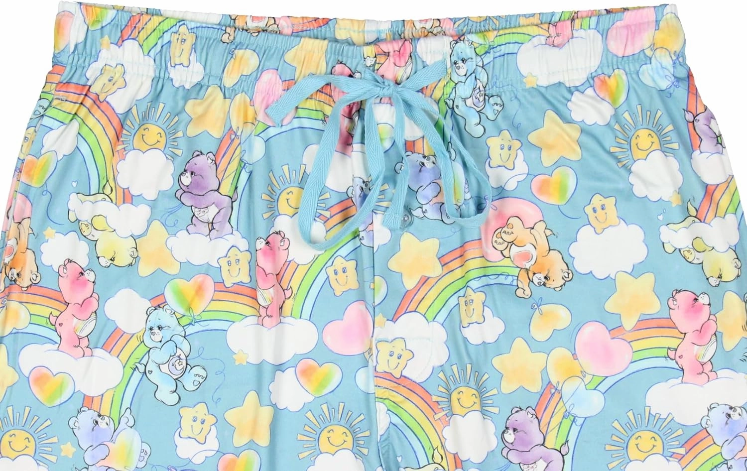 Care Bears Pajama Pants Retro 80's Care Bears Men's AOP Drawstring Elastic Waistband Lounge Sleep Pajama Pants