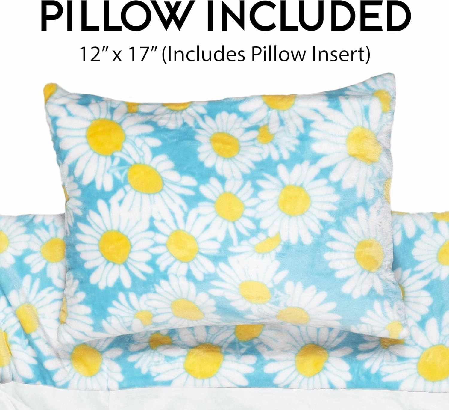 Carstens, Inc. Kids Slumber Bag Sleeping Bag/Nap Mat with Pillow for Girls, Flower Power