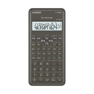 Casio FX-100MS 2nd Gen Non-Programmable Scientific Calculator, 300 Functions and 2-line Display, Black