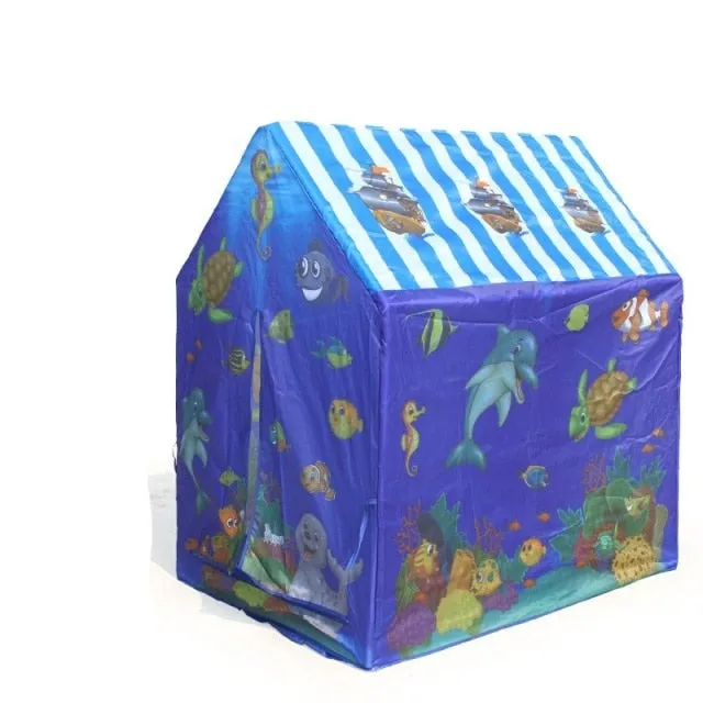 Castle Tent Folding Portable Tent Indoor Outdoor Courtyard Tent House Men and Women Children Gift Toys