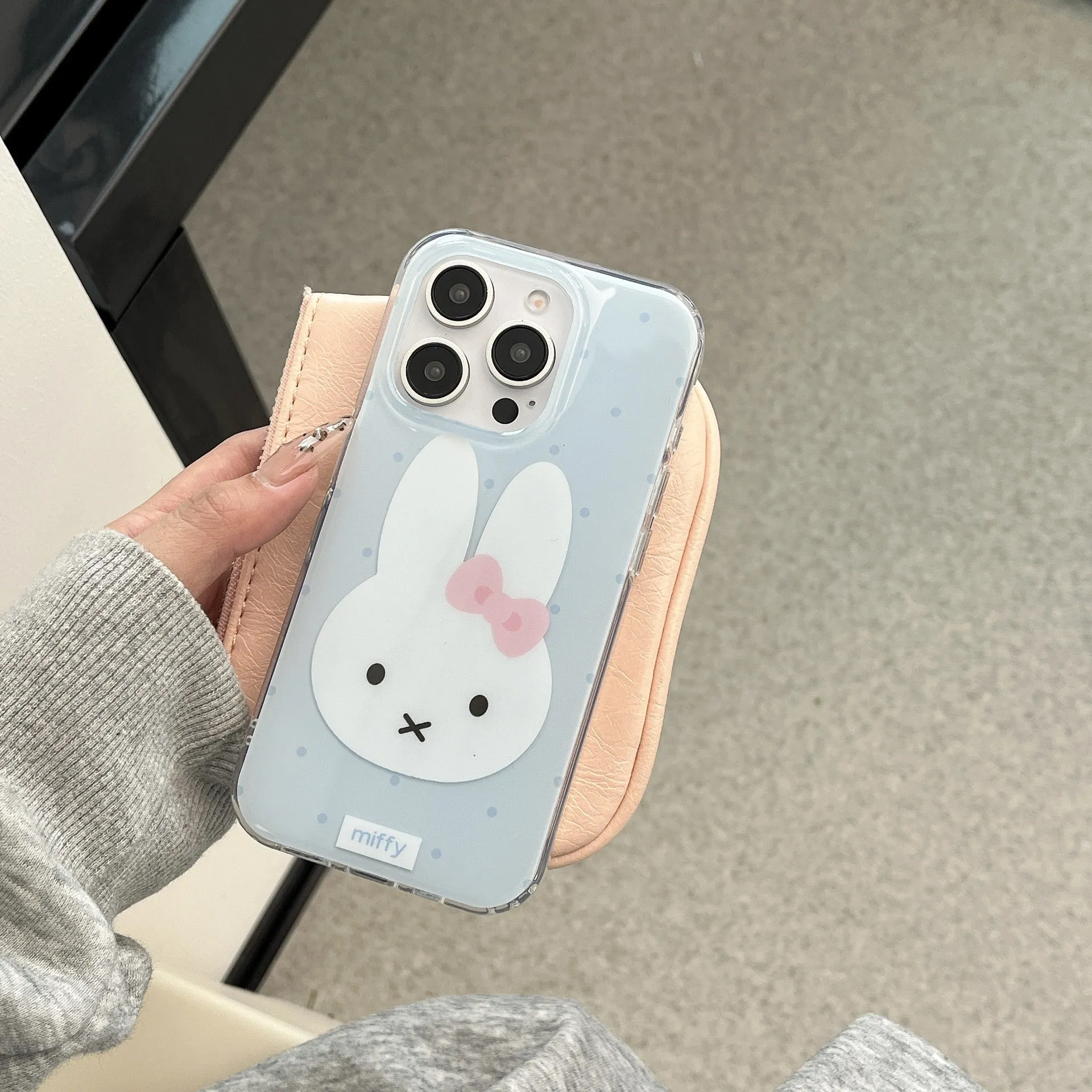 Charming Miffy Bunny Clear Case