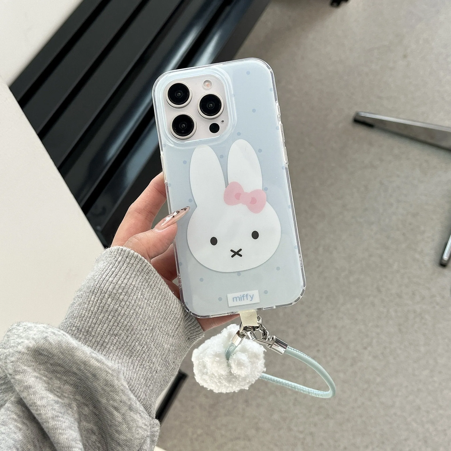 Charming Miffy Bunny Clear Case