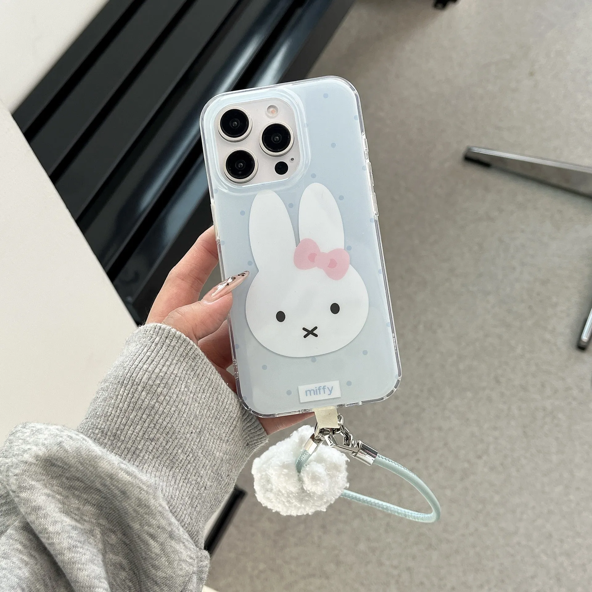 Charming Miffy Bunny Clear Case