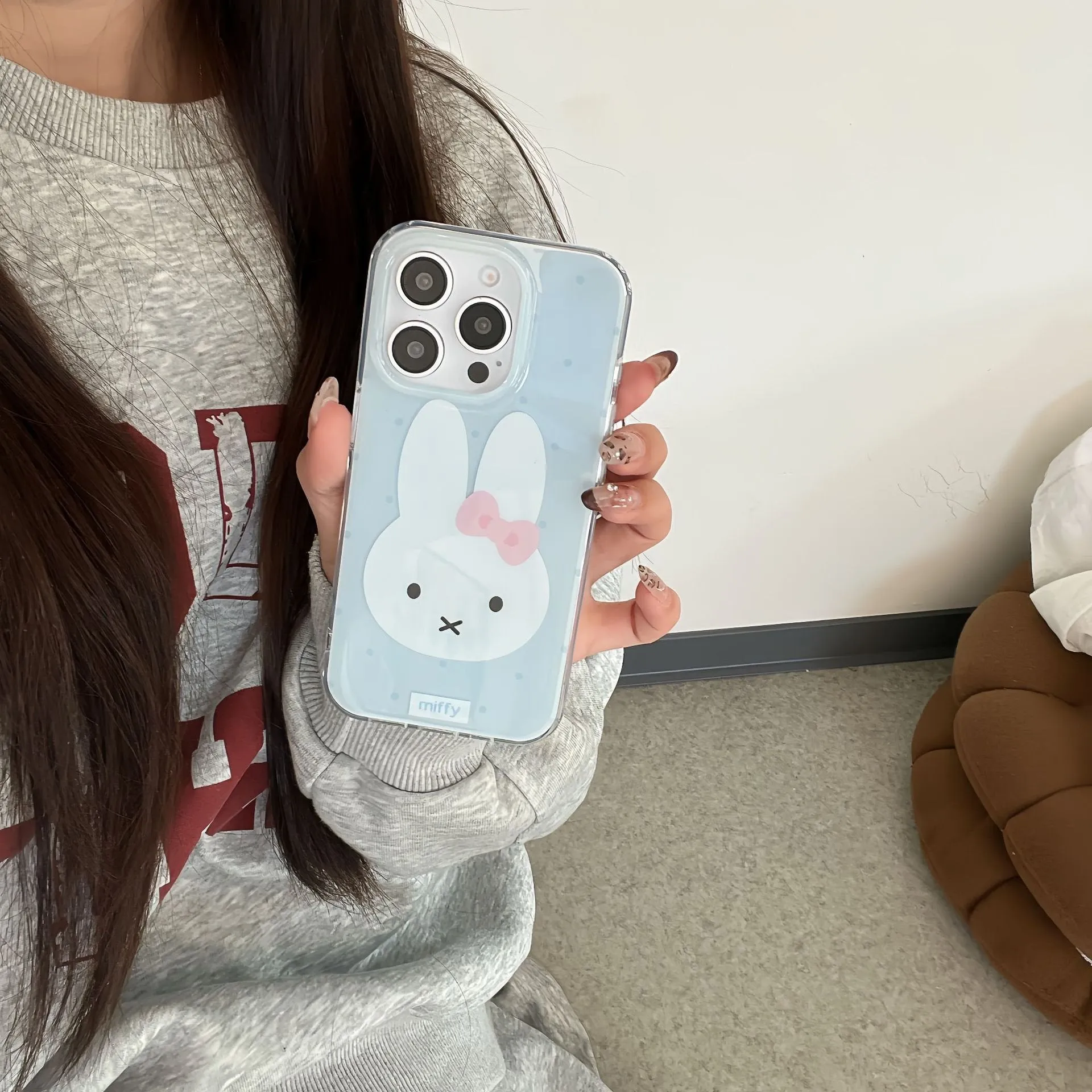 Charming Miffy Bunny Clear Case