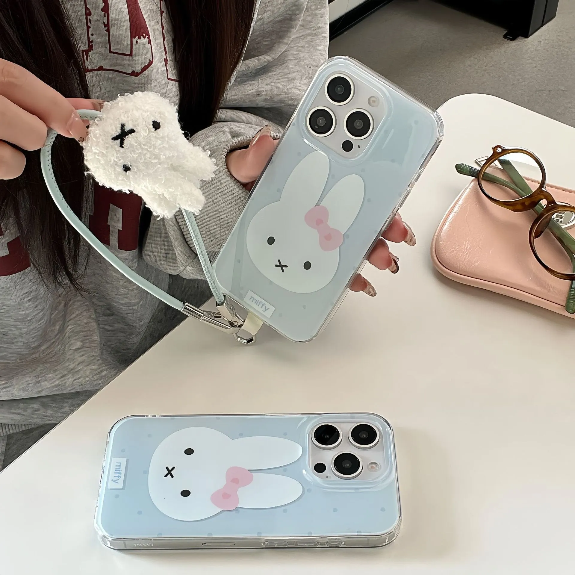 Charming Miffy Bunny Clear Case