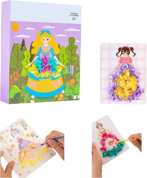 Childhood infinite dream hand-painted, Pocket Watercolor Painting Book Set, Watercoloring Book Set, Travel Pocket Watercolor Kit (1Pc)