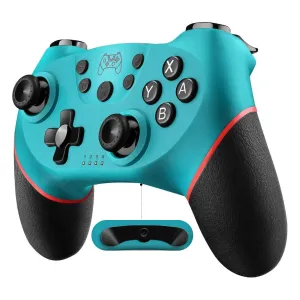 Controller for Switch, Wireless Pro Controller for Switch/Switch Lite/Switch OLED, Remote Gamepad with Joystick, Adjustable Turbo Vibration with Programmable Function - Blue