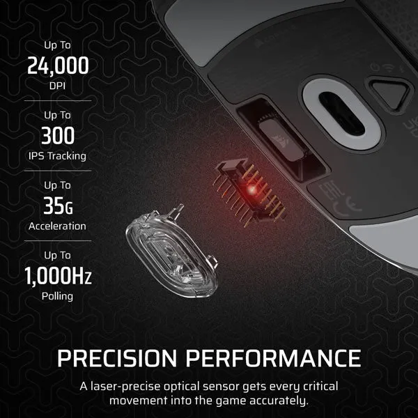 Corsair CH-931F000-AP M55 Lightweight Wireless Gaming Mouse - Black