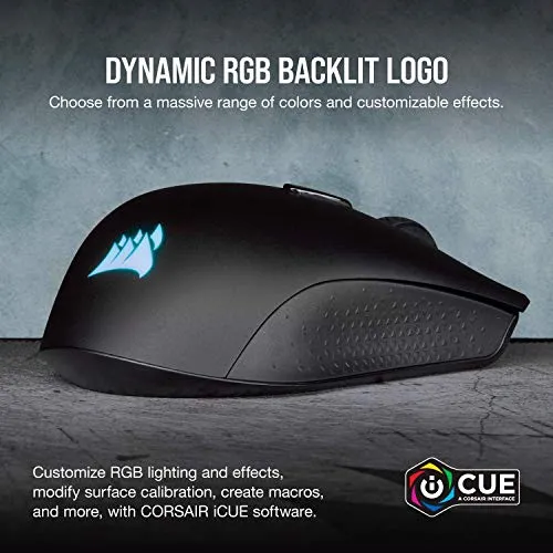 CORSAIR Harpoon Pro - RGB Gaming Mouse - Lightweight Design - 12,000 DPI Optical Sensor (Renewed)