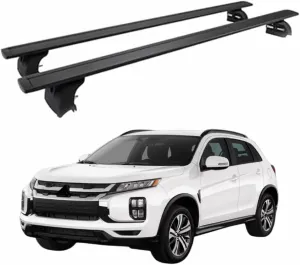 Crossbars Fits for Mitsubishi Outlander 2013-2021 Cross Bars Luggage Carrier Roof Rack Rail Carrier Lockable 2PCS Black