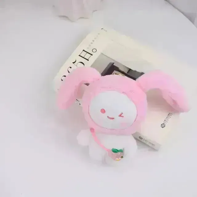 Cute Bag Bunny Plush Keychain