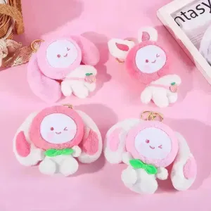 Cute Bag Bunny Plush Keychain