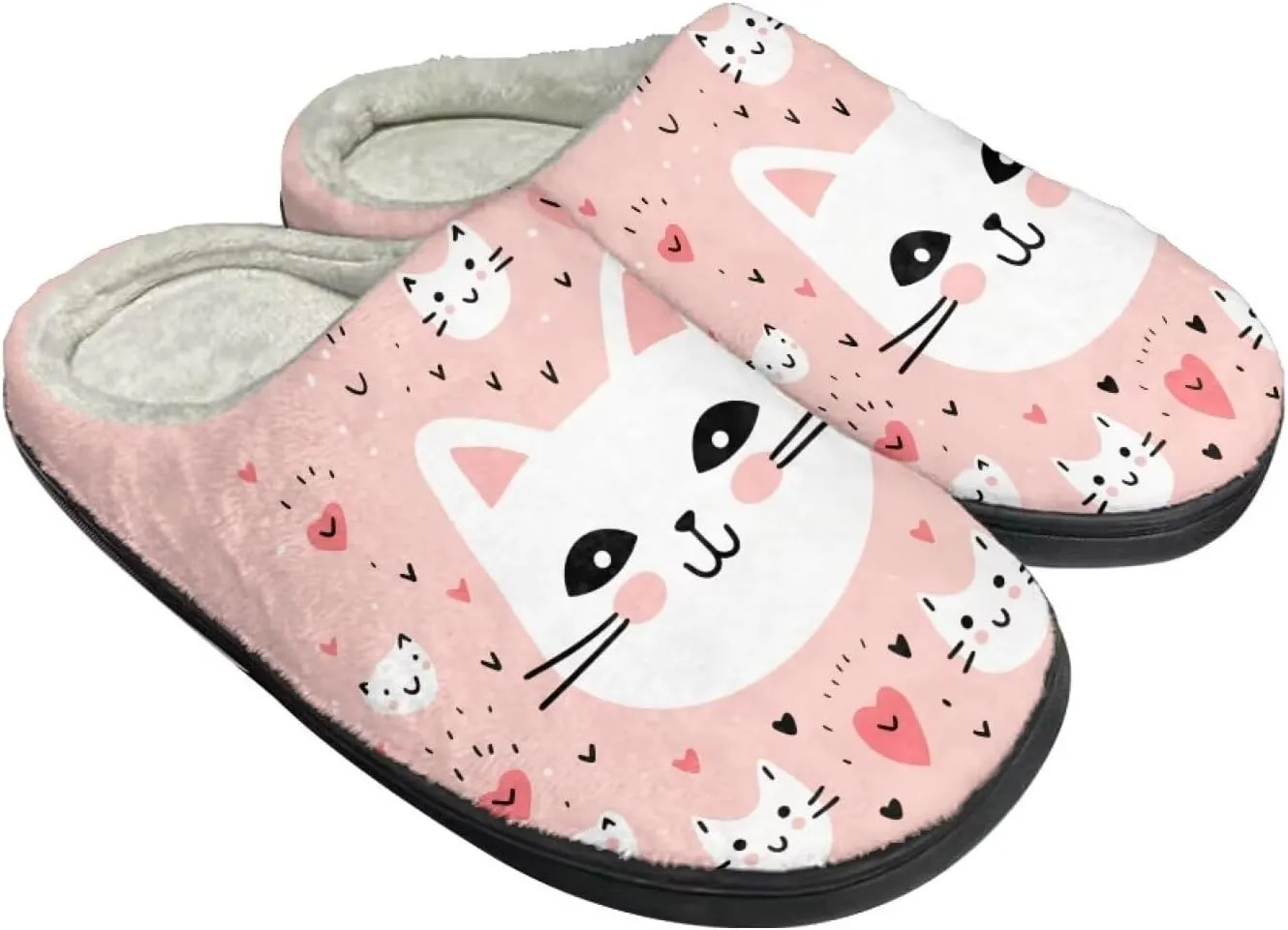 Cute Slippers for Women Indoor and Outdoor,Womens Slippers Plush House Shoes