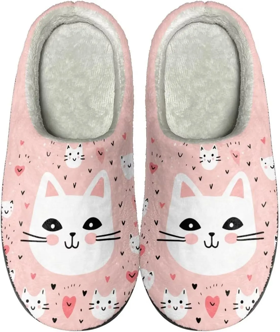 Cute Slippers for Women Indoor and Outdoor,Womens Slippers Plush House Shoes