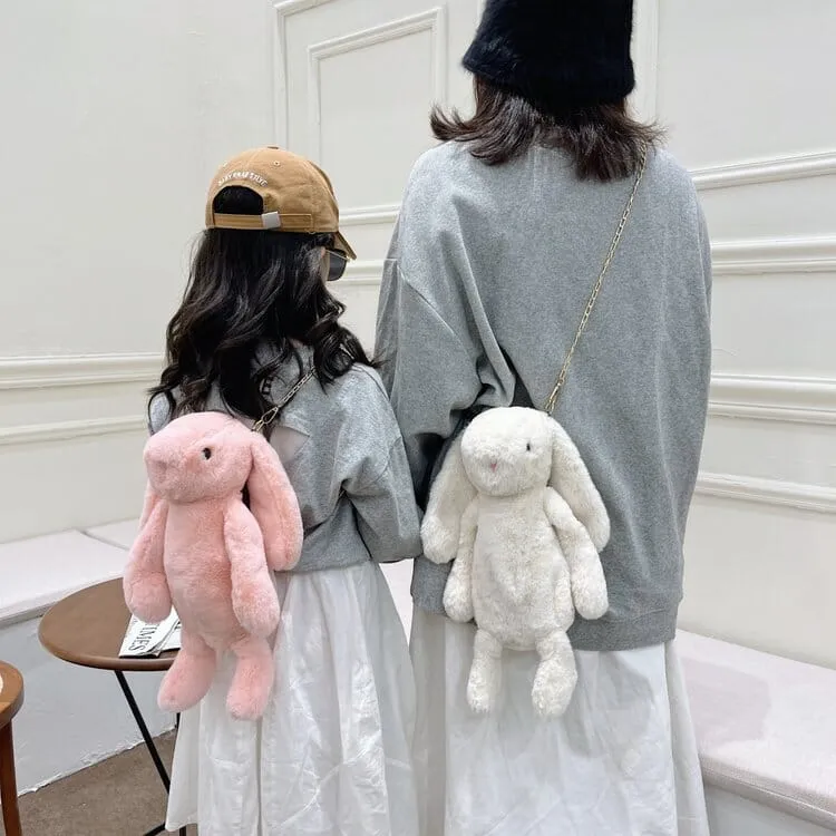 Dead Rabbit Rex Rabbit Plush Crossbody Bag(17034)