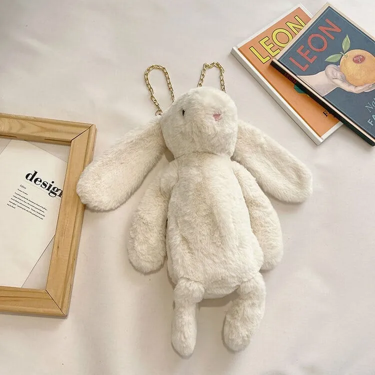 Dead Rabbit Rex Rabbit Plush Crossbody Bag(17034)
