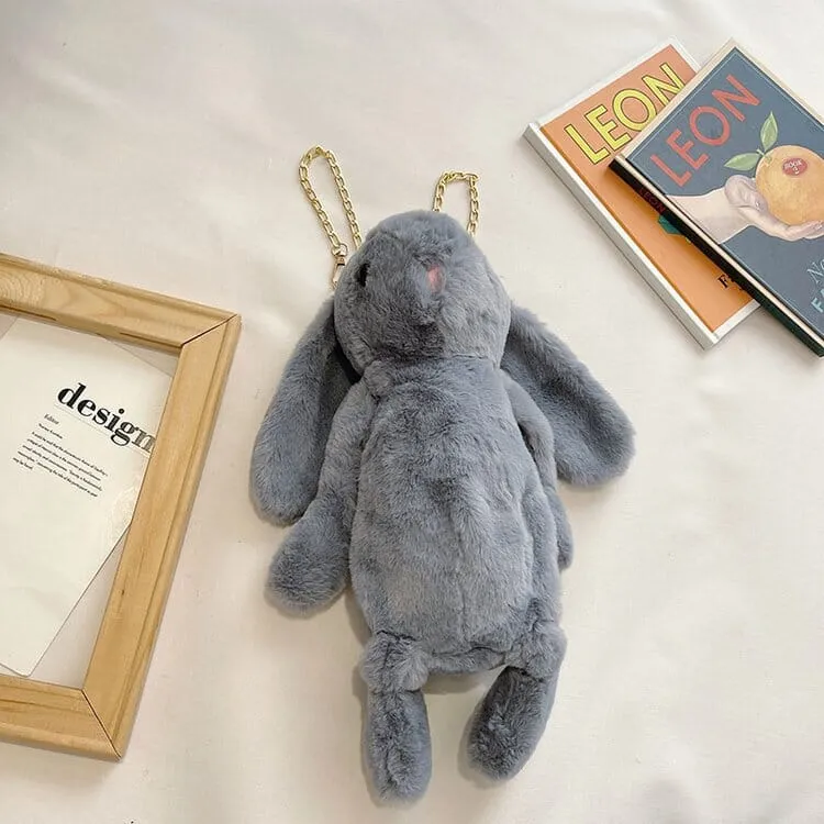 Dead Rabbit Rex Rabbit Plush Crossbody Bag(17034)