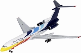 Die-cast Aircraft Model 1:400 for TU-154M LZ-HMW Alloy Die-Casting Airplane Model Multifunctional Decoration Airplane Model kit