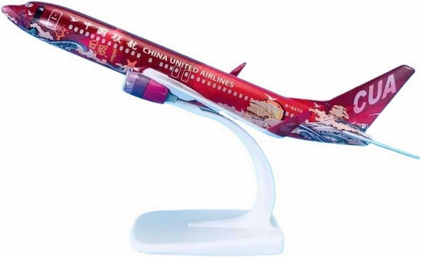 Diecast Plane Model 1:200 for B737-800 Alloy Themed Aircraft Models Painted Realistic Decorations