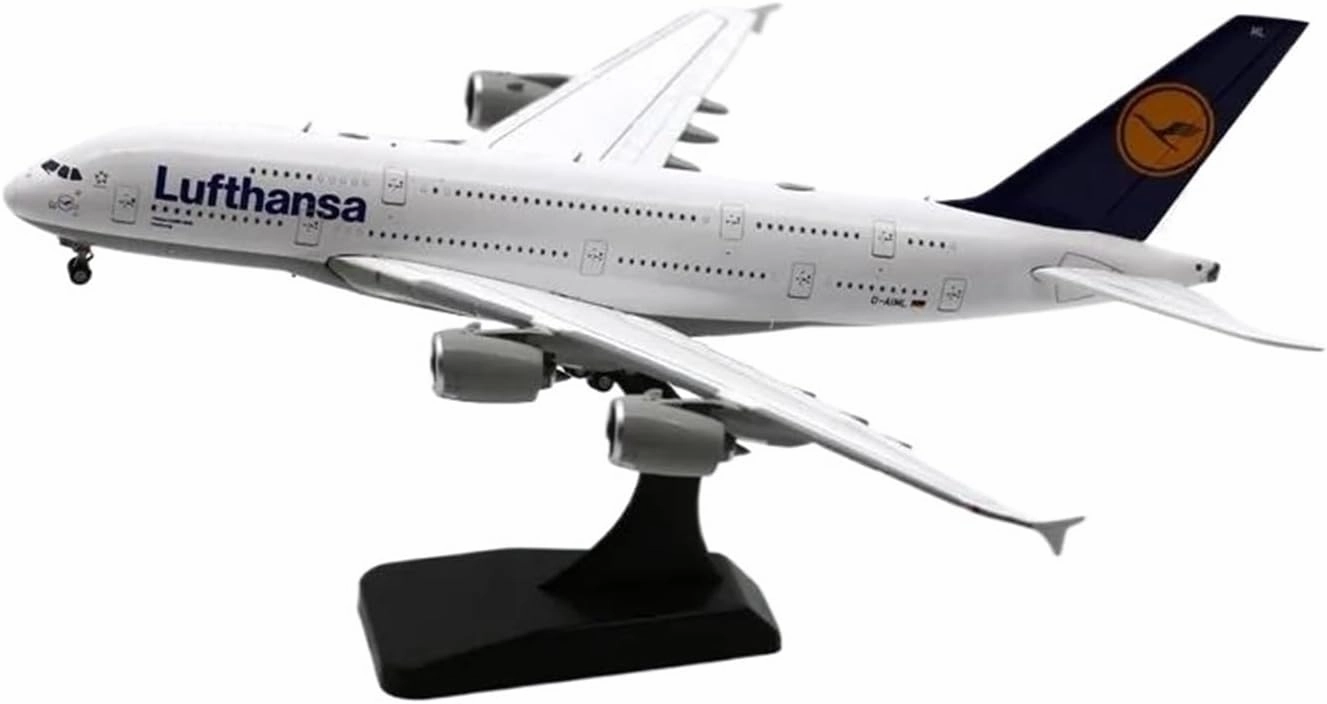 Diecast Plane Model 1:400 Scale for A380 D-AIML Alloy Diecast Aircraft Model Desktop Decoration
