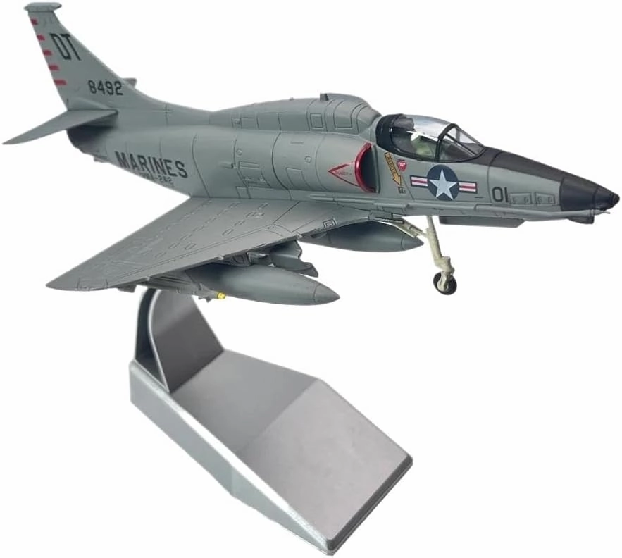 Diecast Plane Model 1：72 for A-4 Marine Corps Skyhawk Attack Fighter Diecast Aircraft Model Souvenirs