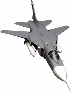 Diecast Plane Model 1：72 for Su-24M Fighter Model # 41 Variable Swept Wing Alloy Finished Product Collection Model