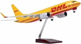 Diecast Plane Model 1:85 Scale for B737 Resin Die-Casting Airplane Model with Base Landing Gears for Collection